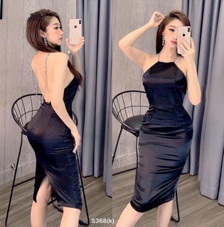 Đầm body phi lụa