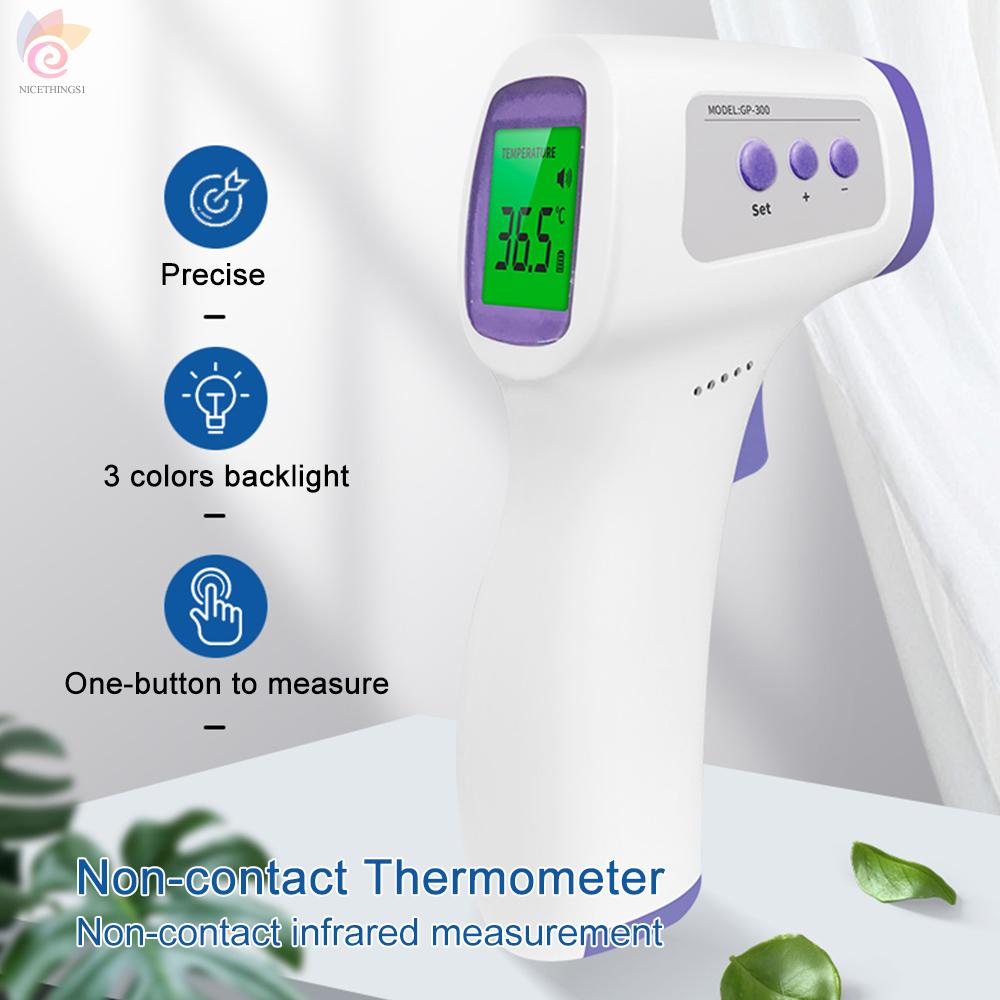 ET GP-300 Digital Temperature Thermometer IR Infrared Thermometer Non-contact Forehead Body Temperature LCD Instruments for Adult Baby