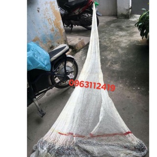 Chài dù bắt cá, bắt tép chân xích mắt 2cm bụng 5m