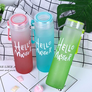 Bình Nước Thủy Tinh Hello Master 420ml