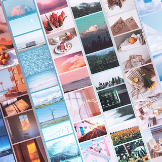 Cuộn Băng Keo Giấy Dùng Để Trang Trí Nhật Ký Xinh Xắn