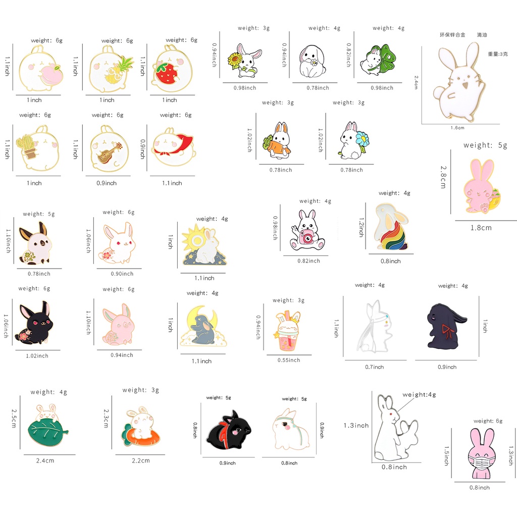 Huy Hiệu Cài Áo Hình Động Vật Đáng Yêu