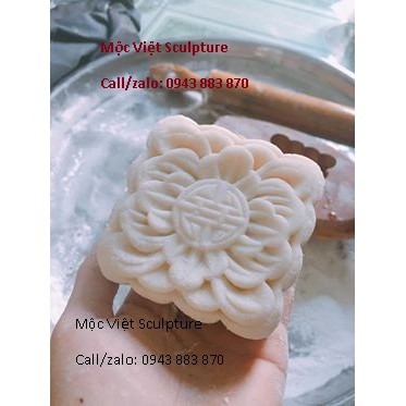 Khuôn bánh gỗ hoa rối - 1 Thọ