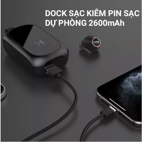 ❇️❇️CHÍNH HÃNG❇️❇️Tai Nghe Bluetooth Thông Minh Kiêm Pin Sạc Dự Phòng Thế Hệ Mới HOCO ES37