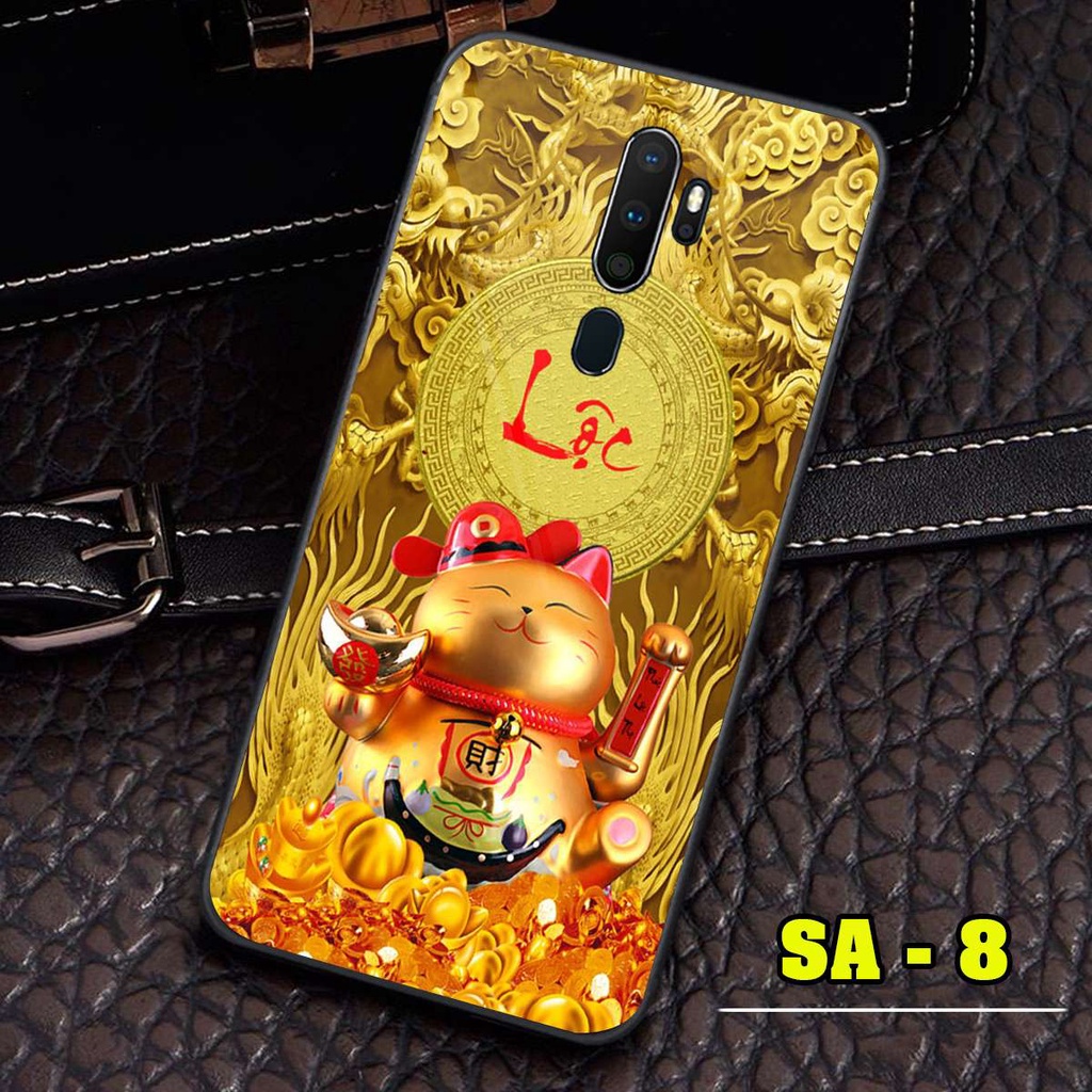 Ốp lưng kính 3D in hình 12 Con Giáp May Mắn cho Oppo A5 2020 - Oppo A9 2020 sắc nét