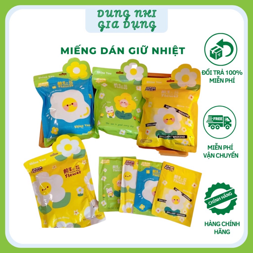 Miếng Dán Giữ Nhiệt Cơ Thể ComBo 10 Miếng Tấm Dán Làm Ấm Bàn Chân Siêu Ngỗ Nghĩnh Gia Dụng