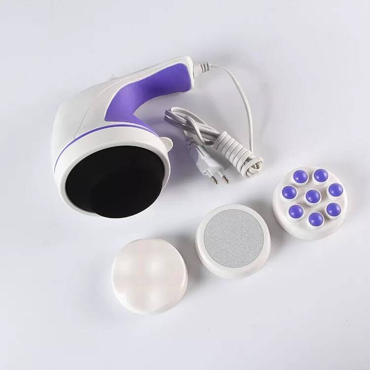 [4 Trong 1] Máy Massage Cầm Tay Tại Nhà 4 Đầu Thay Gọn Nhẹ Tiện Dụng