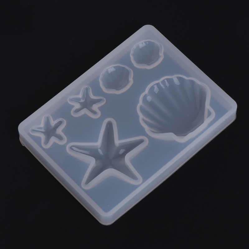 Khuôn làm đá vỏ sò trang sức bằng silicon