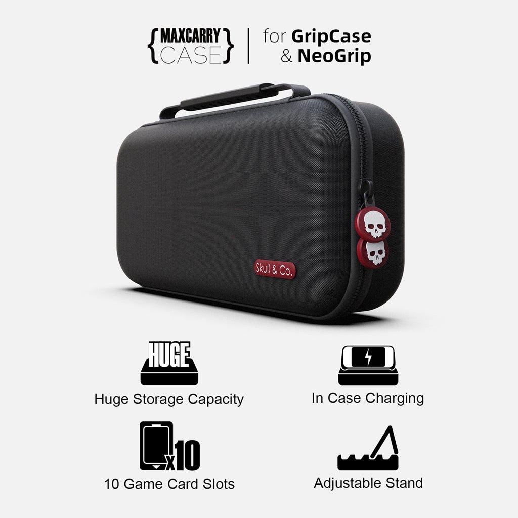 Bộ Gripcase & maxcarry case hãng skull & co cho máy nintendo switch oled