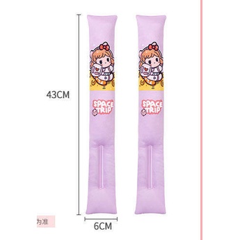 Dải lắp rãnh chống rò rỉ/ chống rơi họa tiết hoạt hình dễ thương trang trí nội thất xe hơi sáng tạo phổ biến
