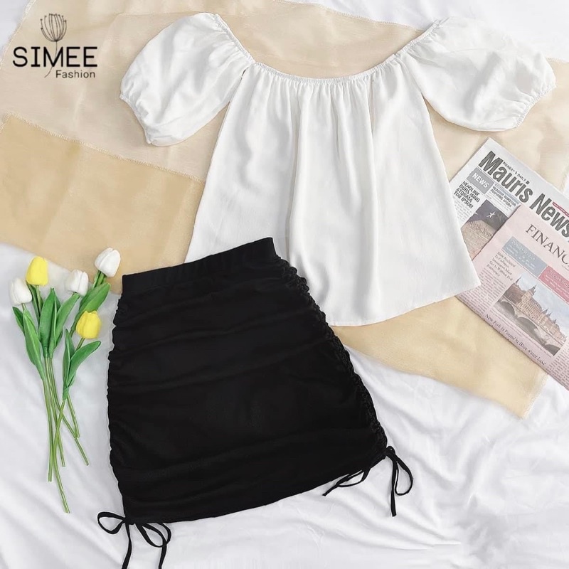 Chân váy A rút dây siêu hot