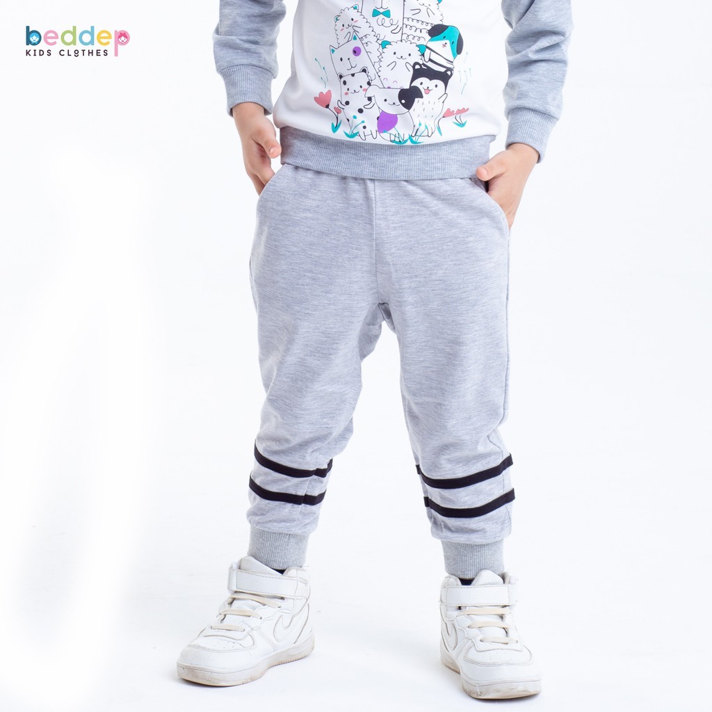 Quần Dài Bé Trai Từ 1 Đến 8 Tuổi Chất Nỉ Giữ Ấm Thời Trang Thu Đông Cao Cấp Beddep Kids Clothes BQ11