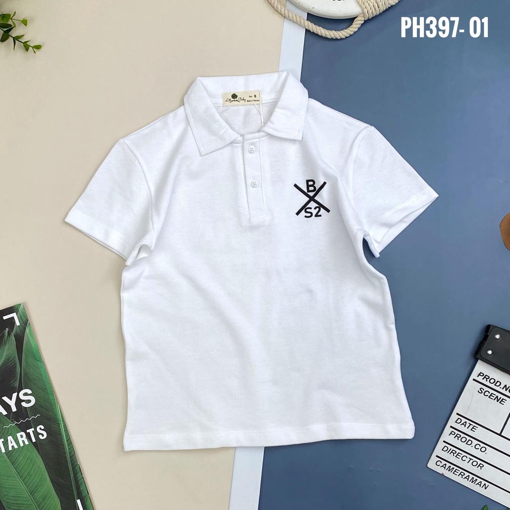 Áo thun đi học có cổ Polo cao cấp cho bé trai và bé gái , chất thun cotton mát lạnh