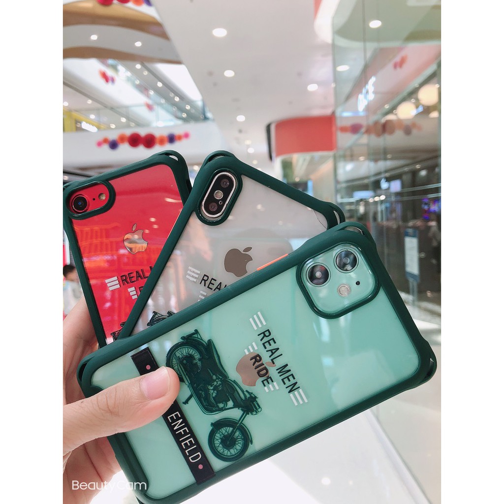 [Siêu rẻ] Ốp Lưng IPHONE Cute Viền Màu In Hình/Bảo Vệ 4 góc full dòng 6/6s đến 11promax- H Case