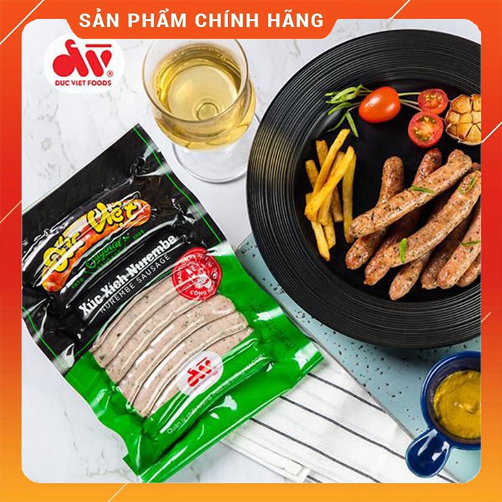 Xúc Xích Nurembe, Xúc Xích Đức Việt Cao Cấp, gói 300g (25 chiếc)