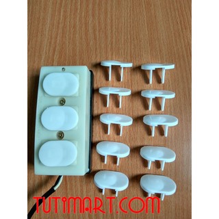 Combo 10 nút bịt ổ điện 2 chân
