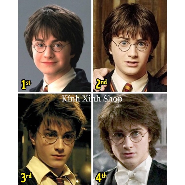 Gọng kính Mắt tròn nhỏ Harry Poter kim loại