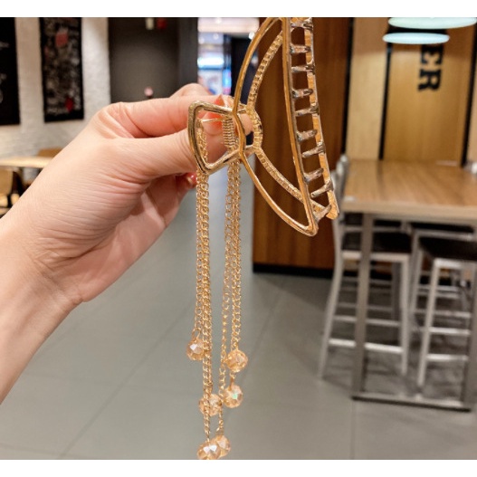 Kẹp Tóc Cỡ Lớn 2022 Đính Ngọc Trai Sang Trọng