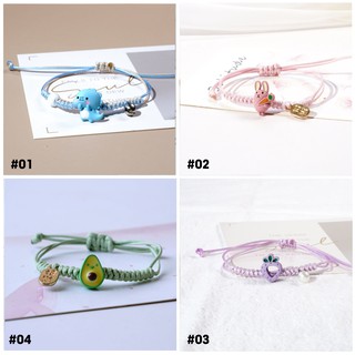 Vòng tay dây rút họa tiết cute