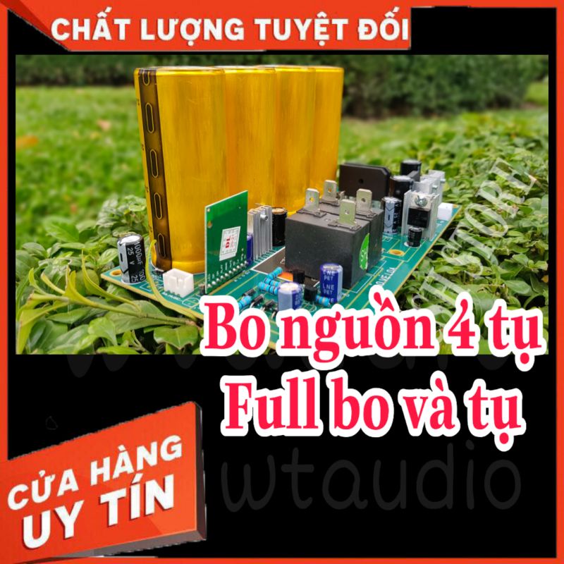 Mua Mạch nguồn 4 tụ và đủ tụ lọc nguồn cho amply đẩy công suất giá rẻ ...