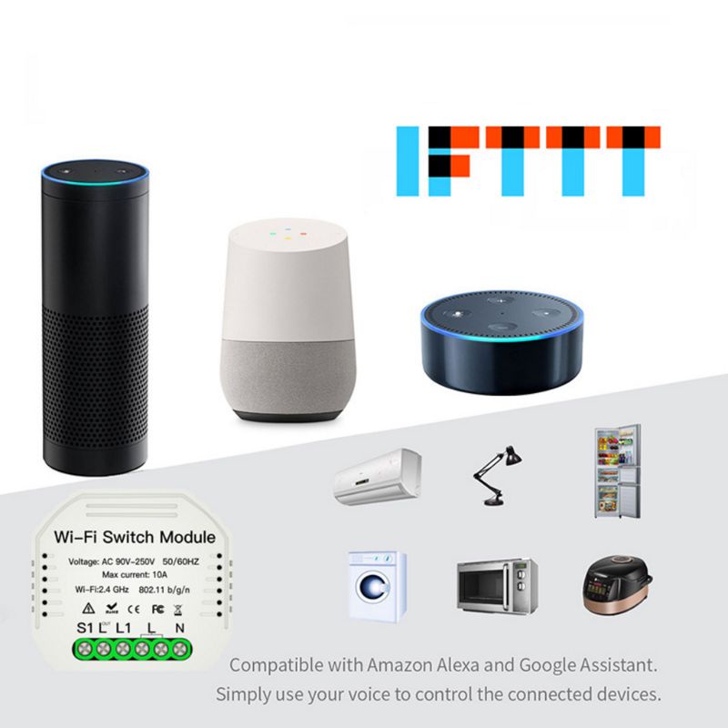 Mô Đun Rơ Le Công Tắc Đèn Thông Minh Kết Nối WiFi