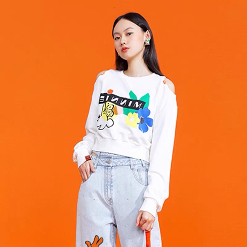 Áo nỉ hoạ tiết Peacebird