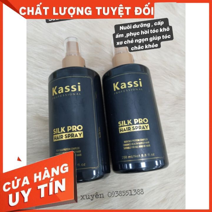 XỊT DƯỠNG PHỤC HỒI  KASSI 250ml cấp ẩm , nuôi dưỡng tóc khỏe