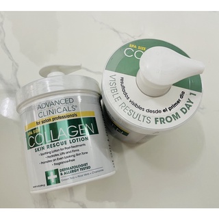 Kem dưỡng Advanced Clinicals Collagen Skin Rescue Lotion 454g
