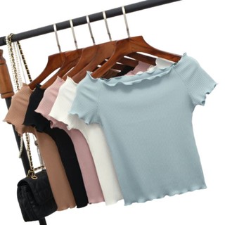 Áo Croptop trễ vai