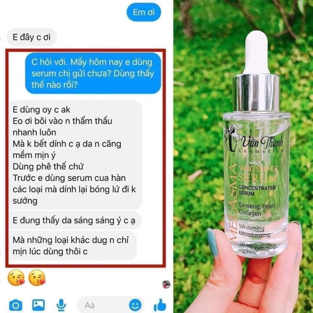 SERUM HUYẾT THANH MELASMA CẤP ẨM DƯỠNG TRẮNG- hỗ trợ trị nám