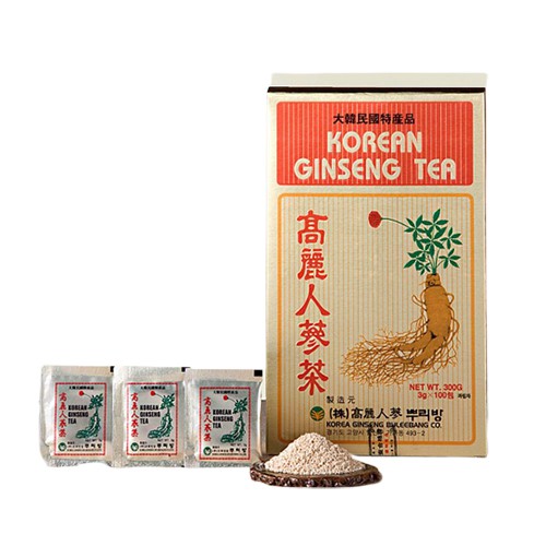 Trà sâm Hàn Quốc - Korean Ginseng Tea hộp giấy 300g (100 gói x 3g)