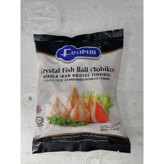 [500g] Cá viên nhân trứng cá Tobiko [Malaysia] FUSIPIM (halal) (s-m) (nw5)