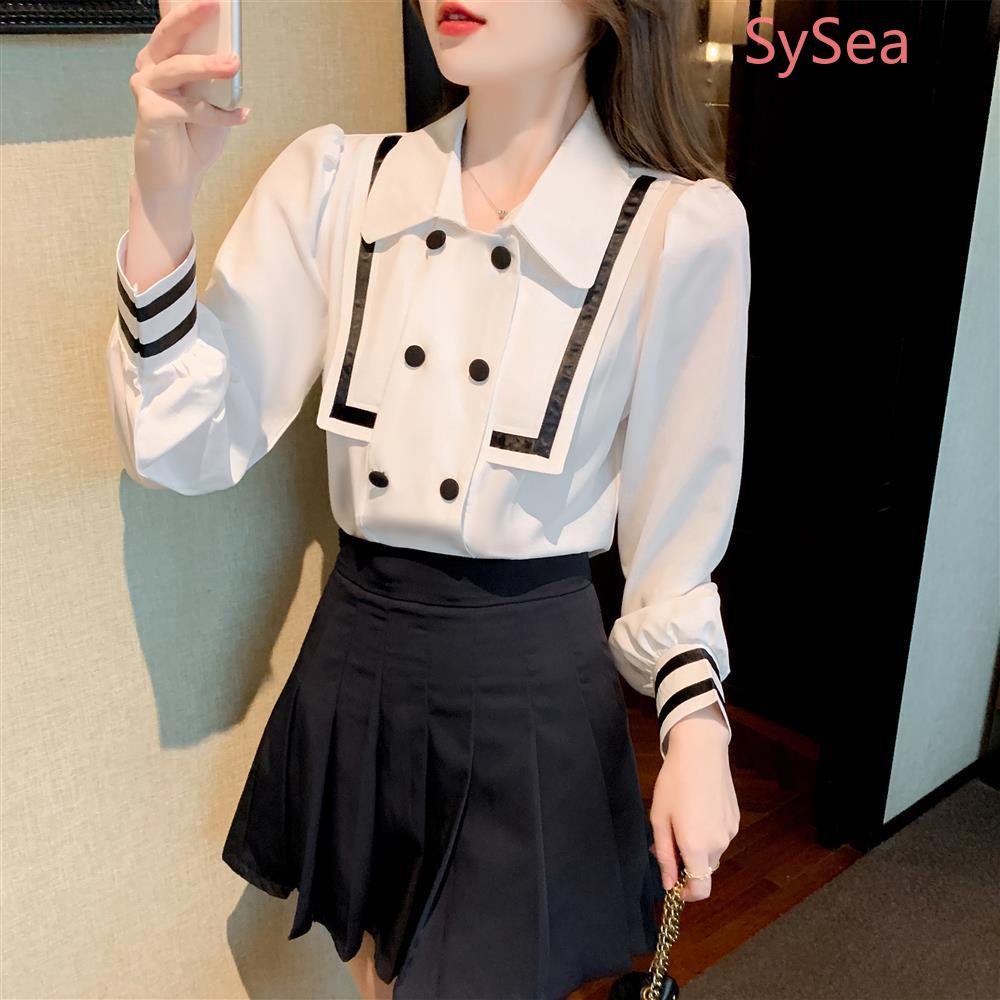 Áo Sơ Mi Voan Plus size Thanh Lịch Theo Phong Cách Mùa Thu Dành Cho Nữ