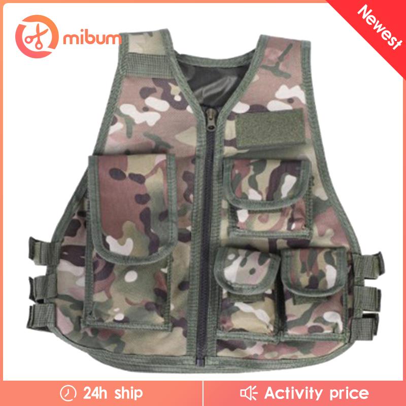 Áo Vest Chiến Đấu Thoáng Khí Có Thể Điều Chỉnh Dành Cho Trẻ Em Chơi Ngoài Trời