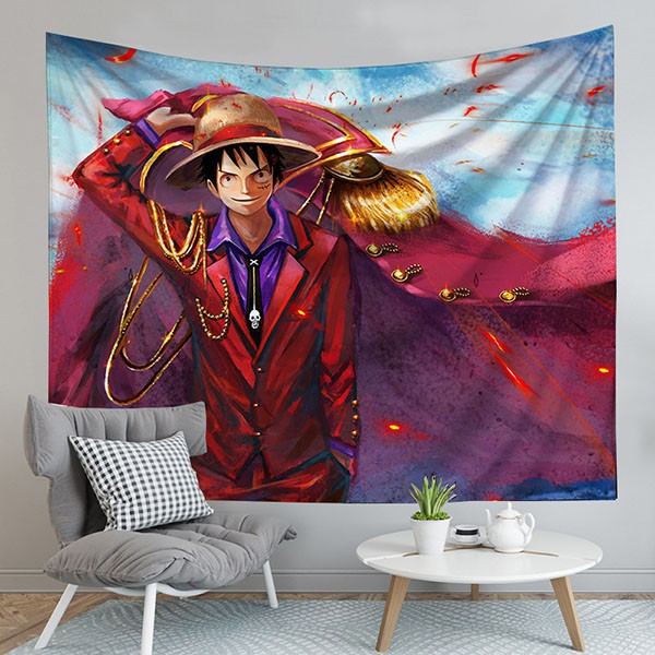 Poster Treo Tường In Hình Nhân Vật Phim One Piece Cá Tính