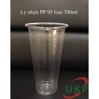 ly nhựa dùng 1 lần kèm nắp 220ml-1000ml