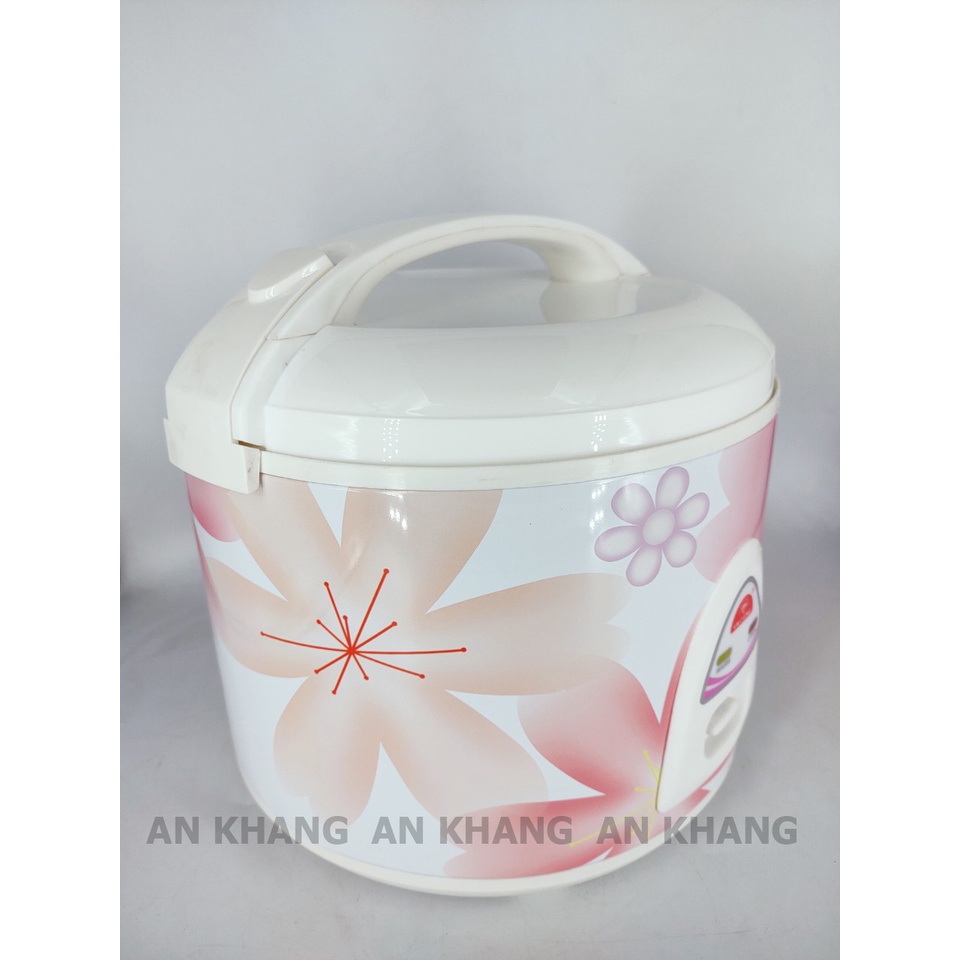 Nồi Cơm Điện Kim Cương Nắp Gài 1.8 Lít 1.8L - Hàng Chính Hãng