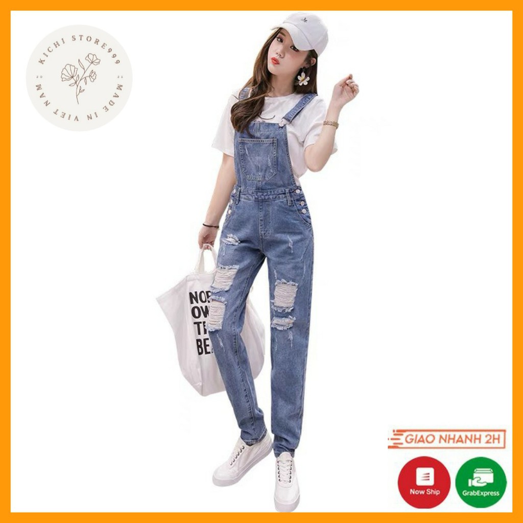 Quần yếm jeans thiết kế riêng cho các bạn nhà Kichistore, Yếm jean mẫu mã mới gồm 3 size MM101 | BigBuy360 - bigbuy360.vn