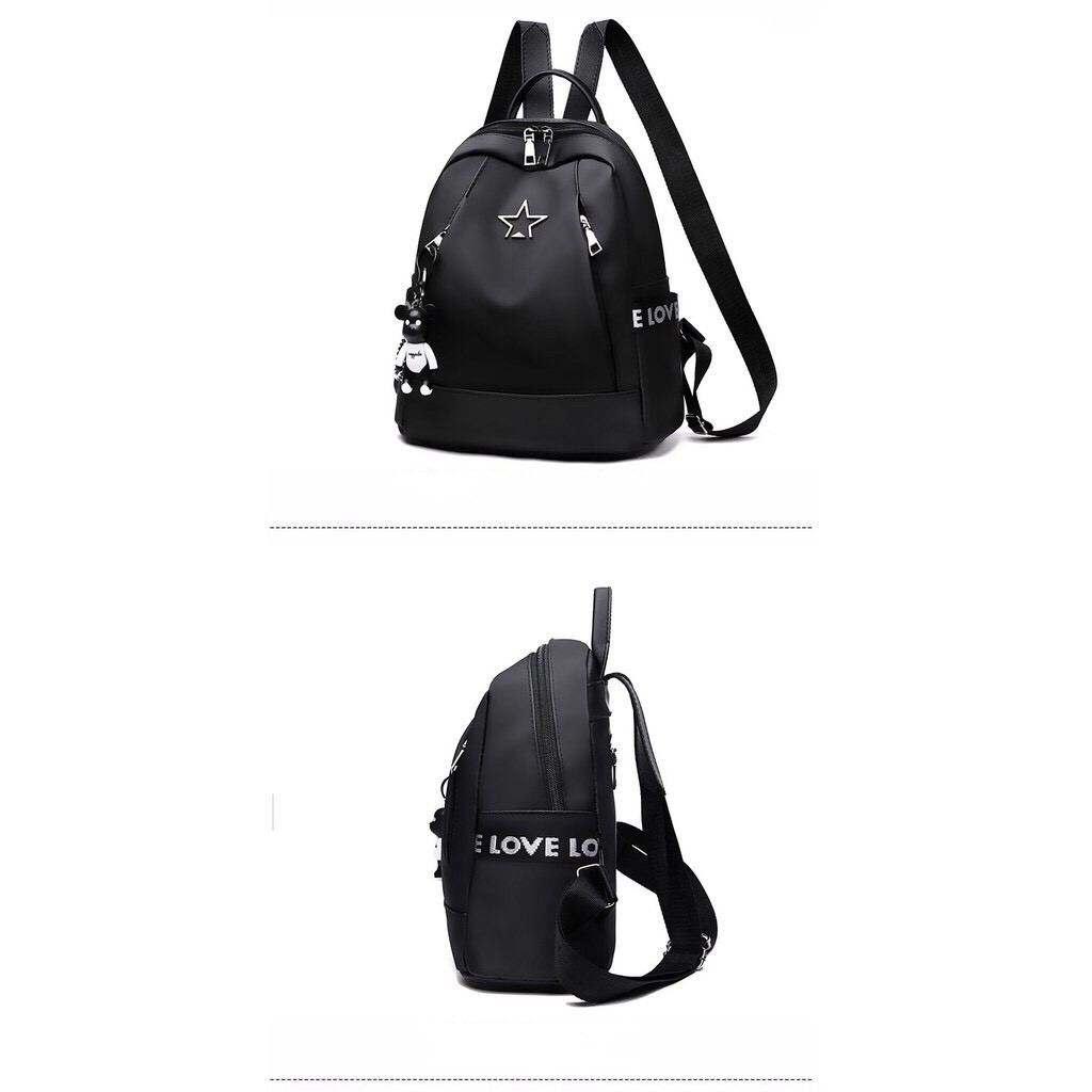 Ba Lô Nữ Thời Trang Đính Sao Kiểu Dáng Thể Thao Hàn Quốc