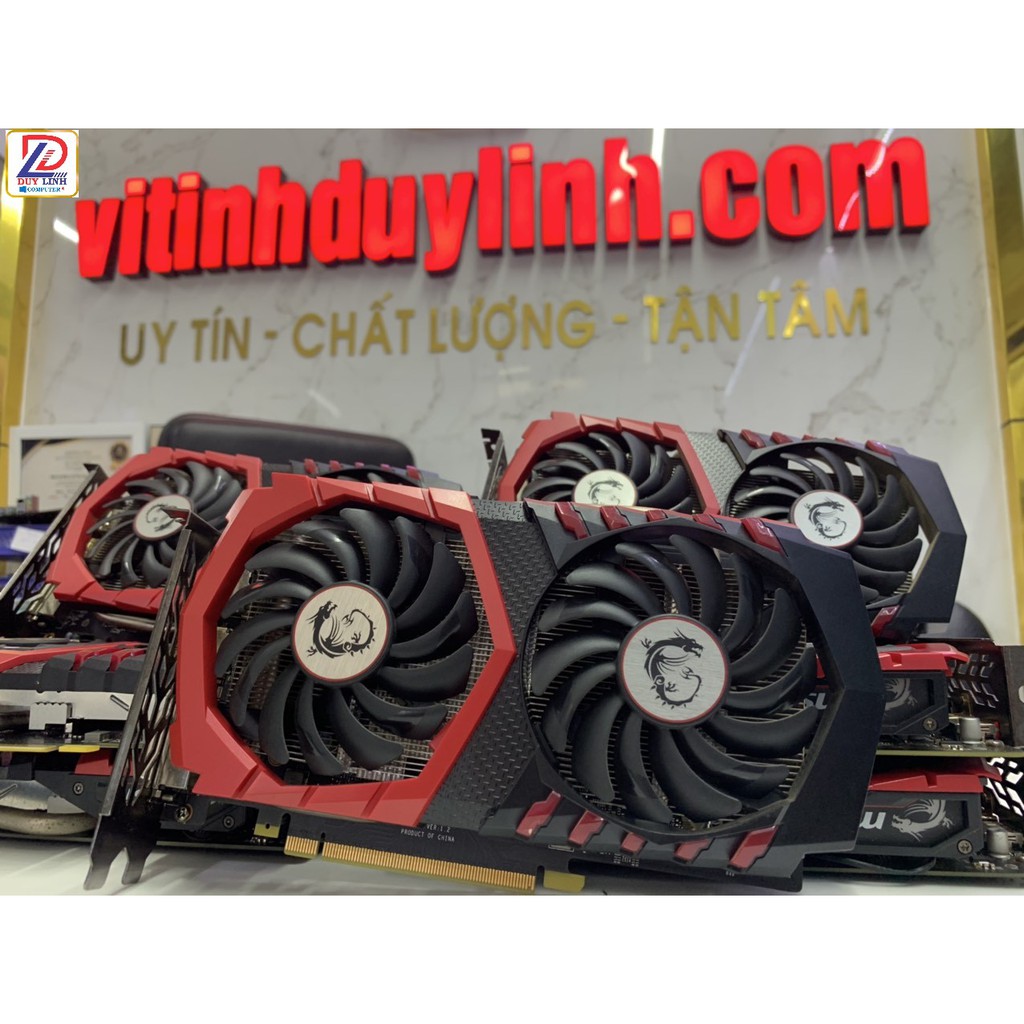 VGA GTX 1050ti 4G MSI Gaming X 2 Fan Xịn Sò