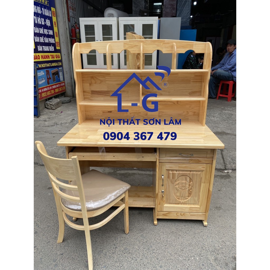 Bàn học sinh gỗ giá rẻ - Bàn gỗ tự nhiên | BigBuy360 - bigbuy360.vn