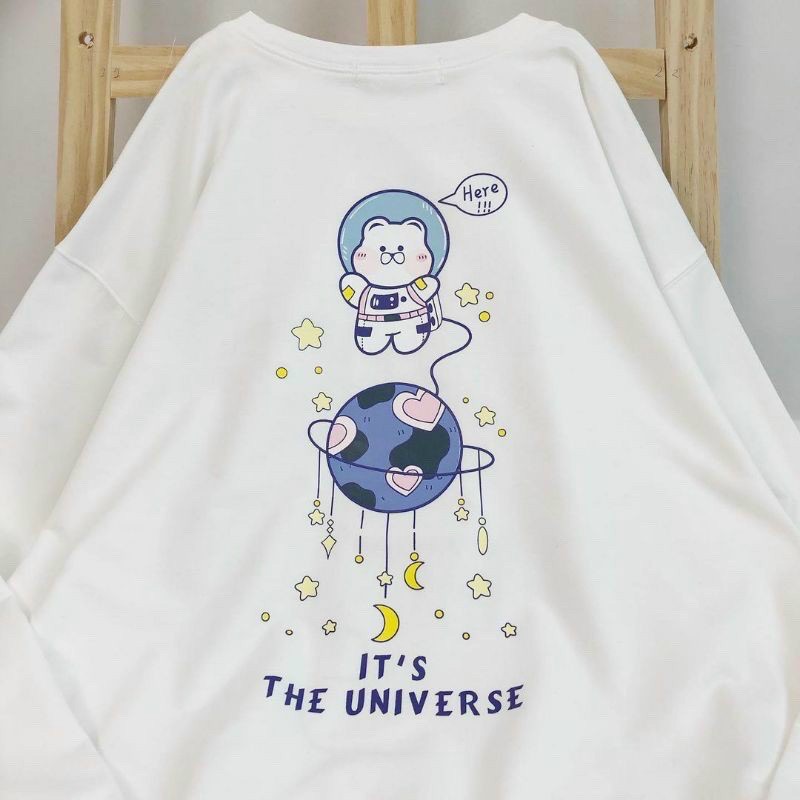 Áo sweater nỉ unisex form rộng SunFlower, thời trang thu đông ulzzang hoa hướng dương Nam Anh 24