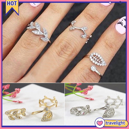 Set 3 nhẫn đeo khớp ngón tay thời trang nữ