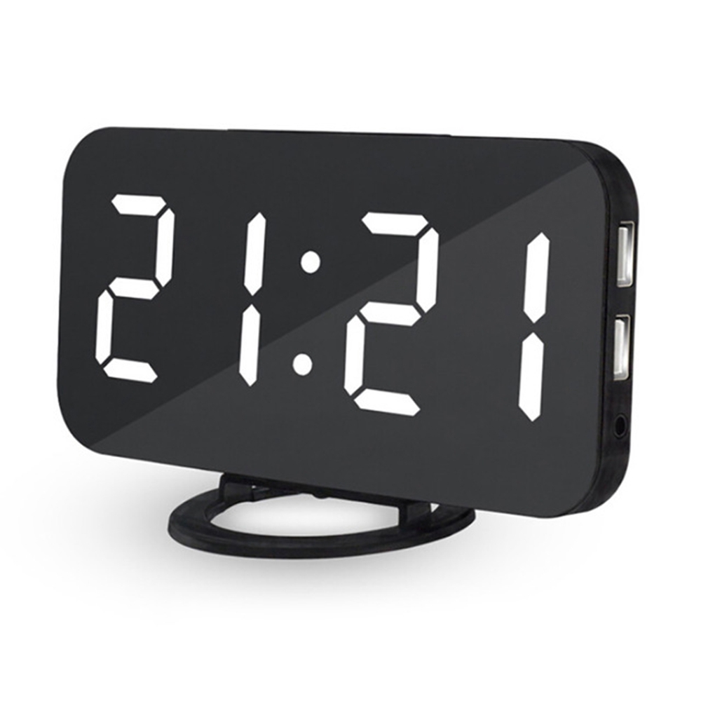 LED Clock Voice Control Electronic Snooze Backlight Desktop Digital Clocks ★ARAN