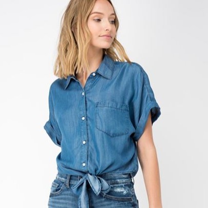 [Mã FAGREEN245 giảm 10% tối đa 30K đơn 99k] Áo sơ mi denim xuất xịn có big size