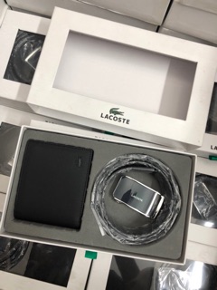 Set nịt ví Lacoste 02 (có video)