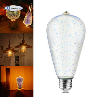 B-F 3D Sao Đèn LED RGB E27 Hiệu Ứng Pháo Hoa Edison Bulb Kỳ Nghỉ Tiệc Giáng Sinh Đèn Trang Trí-168