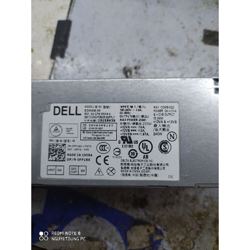 Nguồn máy tính dell L255AS-00 L240AS-204EM optiplex 3040 sff