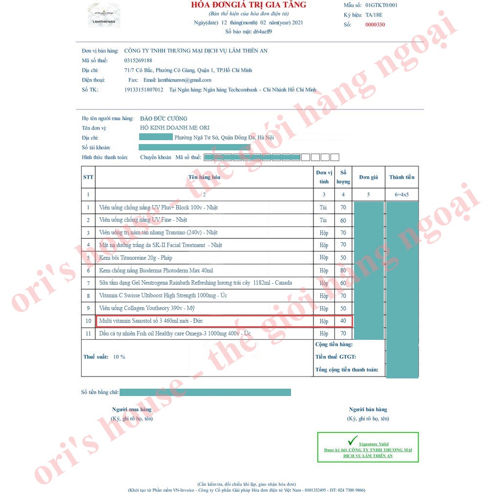 Multi vita_min Sanostol đủ số - Đức