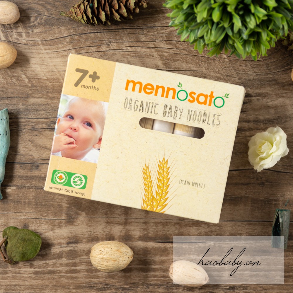 Mì Mennosato cho bé từ 7 tháng ăn dặm